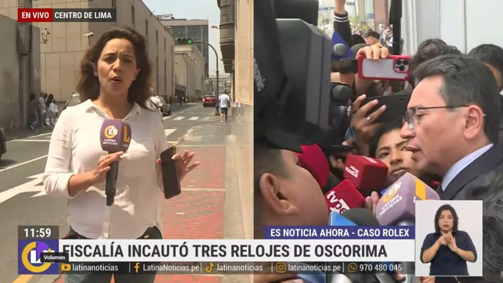 Abogado de Wilfredo Oscorima, Humberto Abanto, fue agredido en exteriores de la Fiscalía