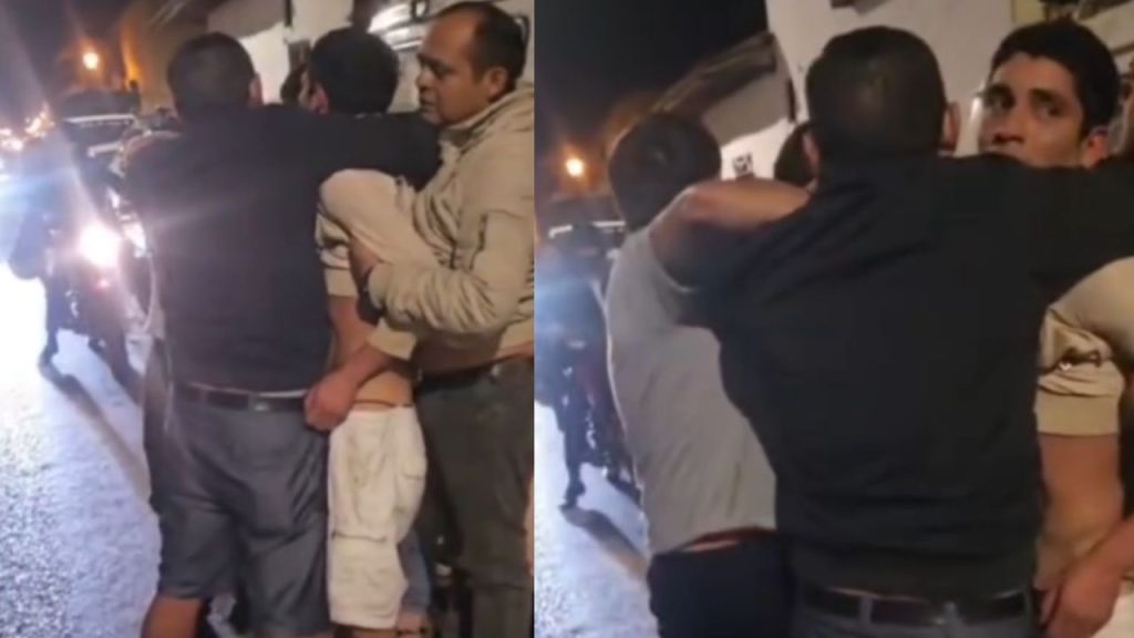 Cámaras captan el momento en el sujeto escapa de carceleta del Poder Judicial