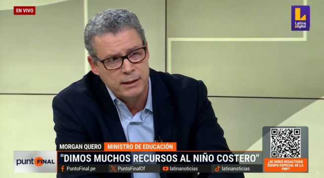 “Dimos muchos recursos al Niño Costero”: la respuesta del ministro de Educación ante cifras críticas sobre la pobreza
