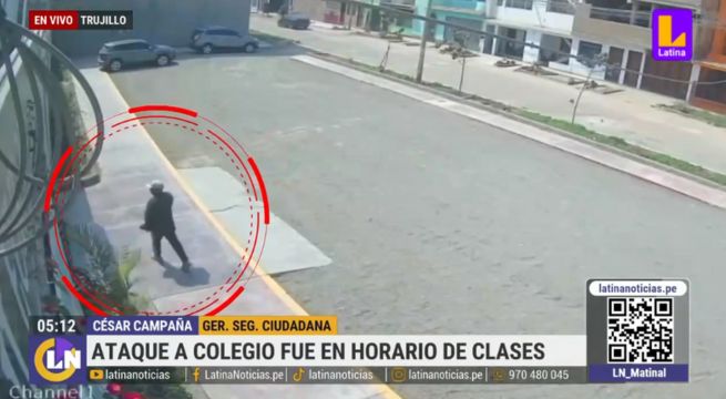 Dejan explosivo en colegio en pleno horario de clases | VIDEO