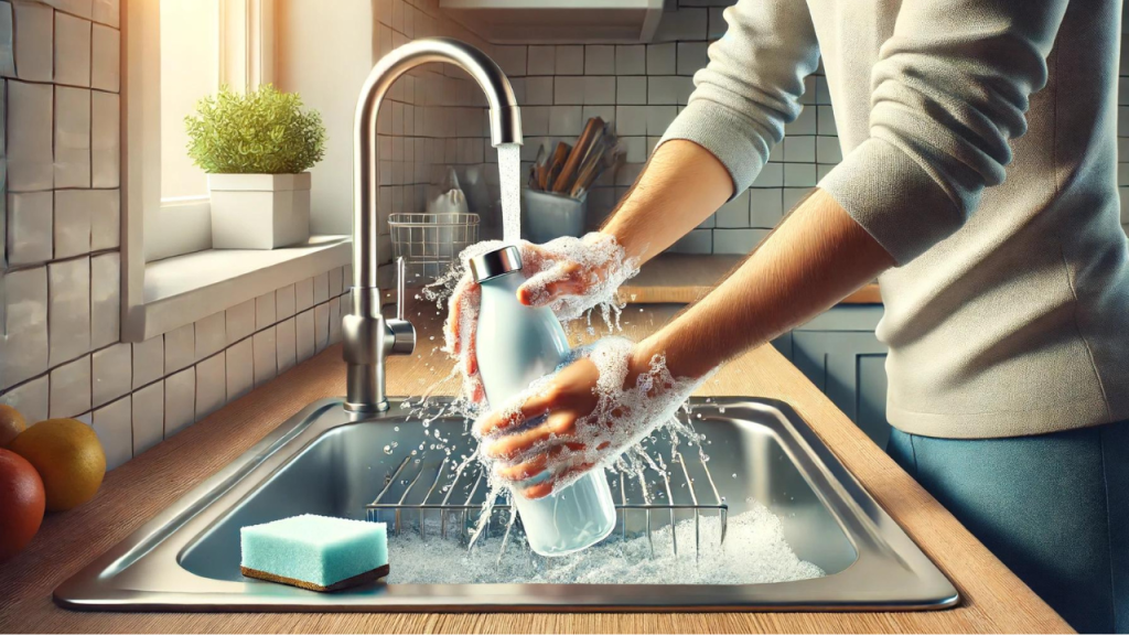 Cómo limpiar correctamente tu botella de agua y con qué frecuencia