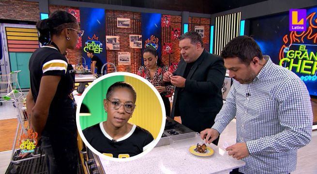 El Gran Chef Famosos: Leyla SUFRE con el balance de la sal y enfurece por su error