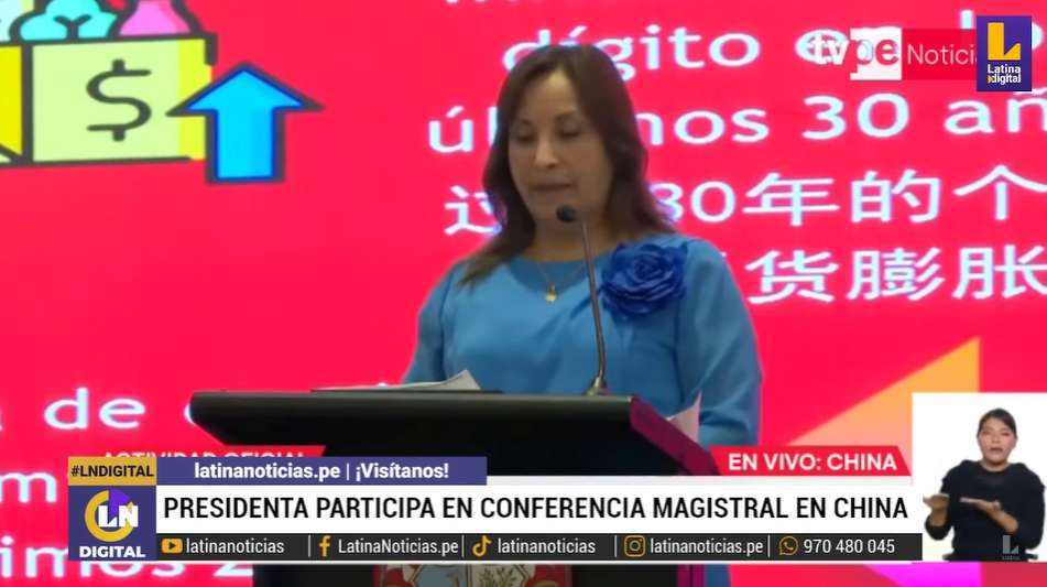 Dina Boluarte a empresarios en China: “Los invito a invertir en el Perú y ser parte de nuestro desarrollo”