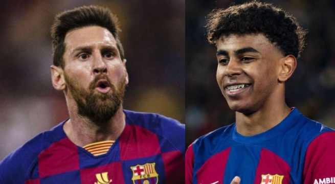 Las fotos de Lionel Messi y un bebé Lamine Yamal que recorren el mundo:  conoce la