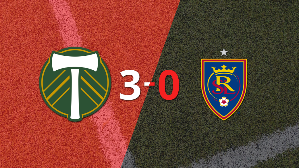 Real Salt Lake sucumbe ante Portland Timbers en una goleada 3-0