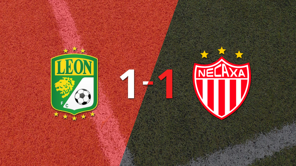 León no pudo en casa ante Necaxa y empataron 1-1