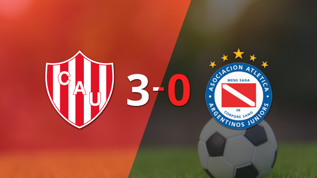 Goleada de Unión 3 a 0 sobre Argentinos Juniors