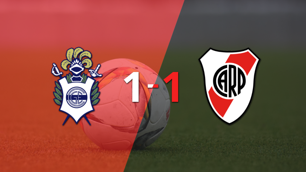 Reparto de puntos en el empate a uno entre Gimnasia y River Plate