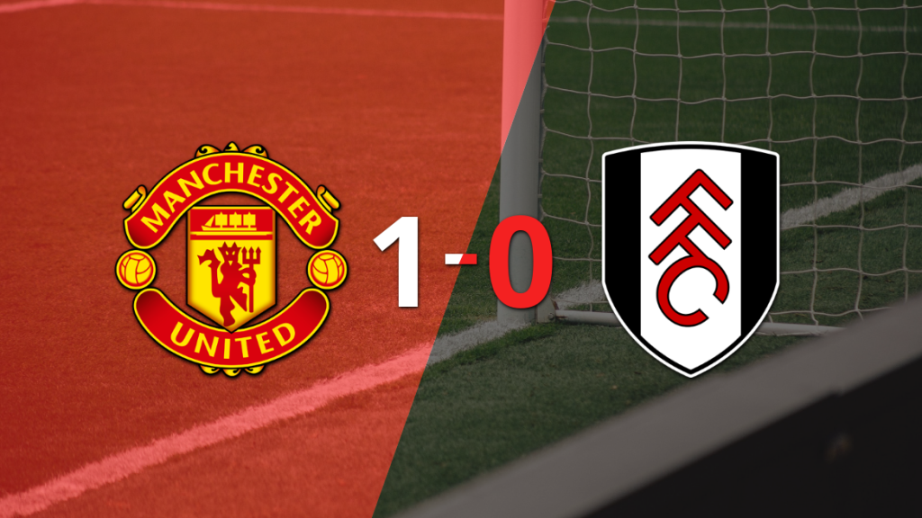 Con un solo gol agónico, Manchester United derrotó a Fulham en el estadio Old Trafford