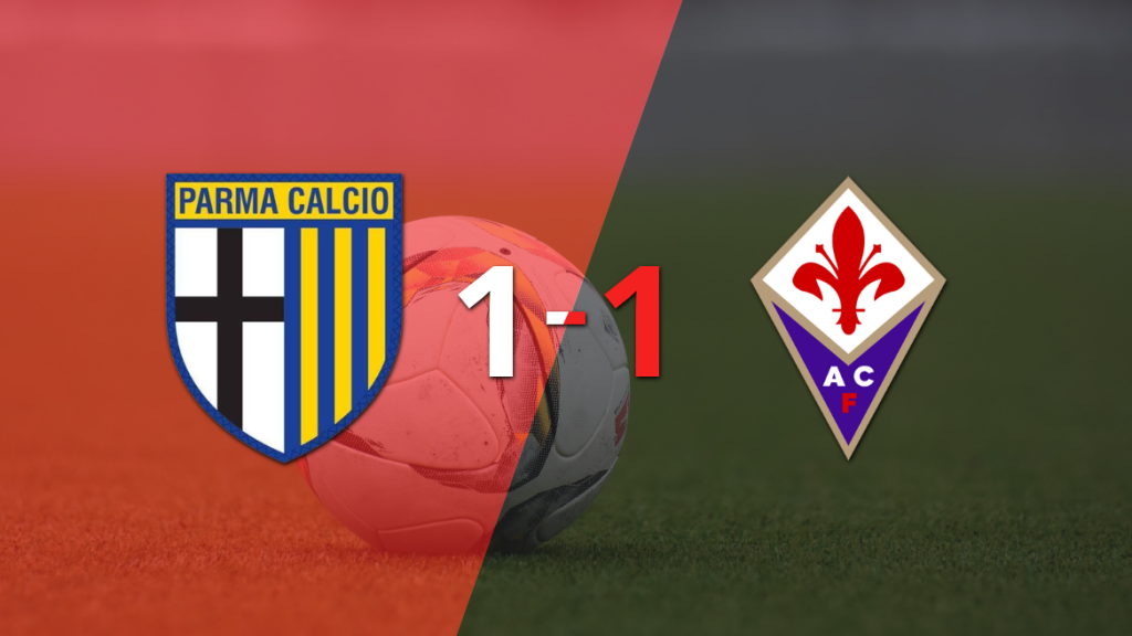 Reparto de puntos en el empate a uno entre Parma y Fiorentina