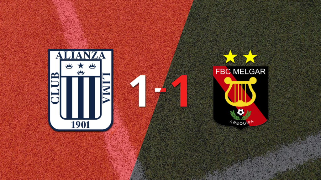 Alianza Lima logró sacar el empate de local frente a Melgar