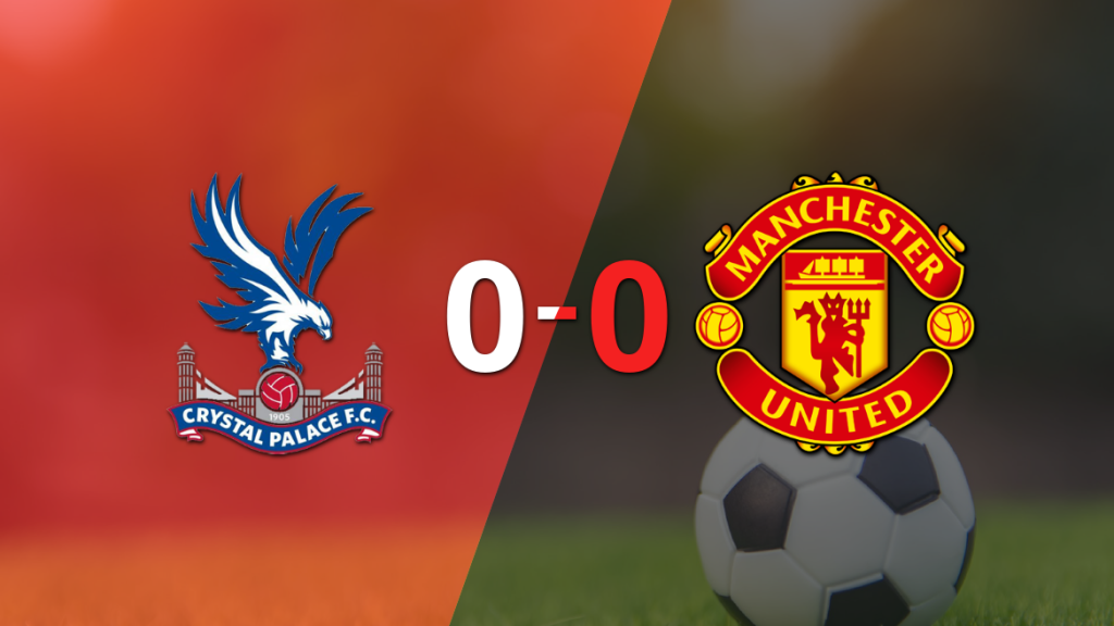 Crystal Palace y Manchester United no se sacaron ventaja y terminaron sin goles