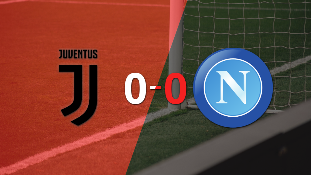 Juventus y Napoli igualaron sin goles en el marcador