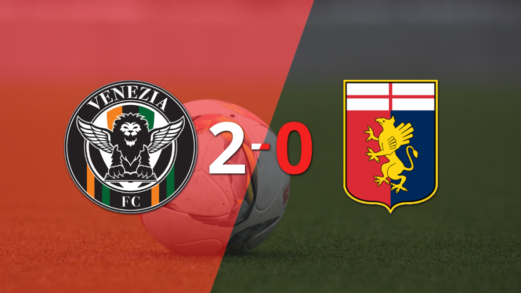 Con dos goles, Venezia se impuso a Genoa en el estadio Stadio Pierluigi Penzo