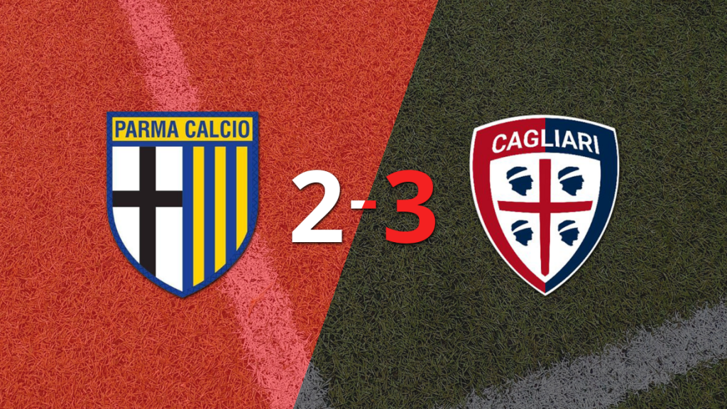¡Partidazo! Cagliari le ganó 3-2 a Parma con un gol agónico