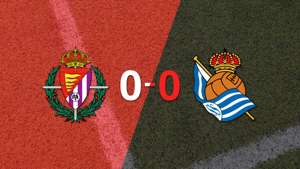 Valladolid no pudo con Real Sociedad y empataron sin goles