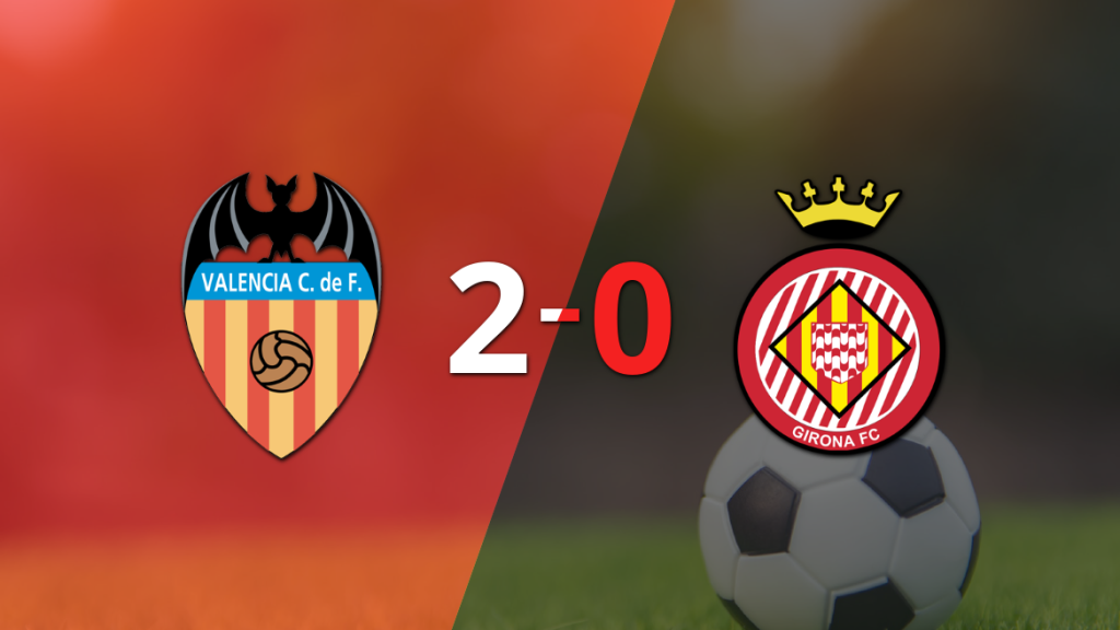 Valencia deja a Girona en cero con un triunfo 2-0