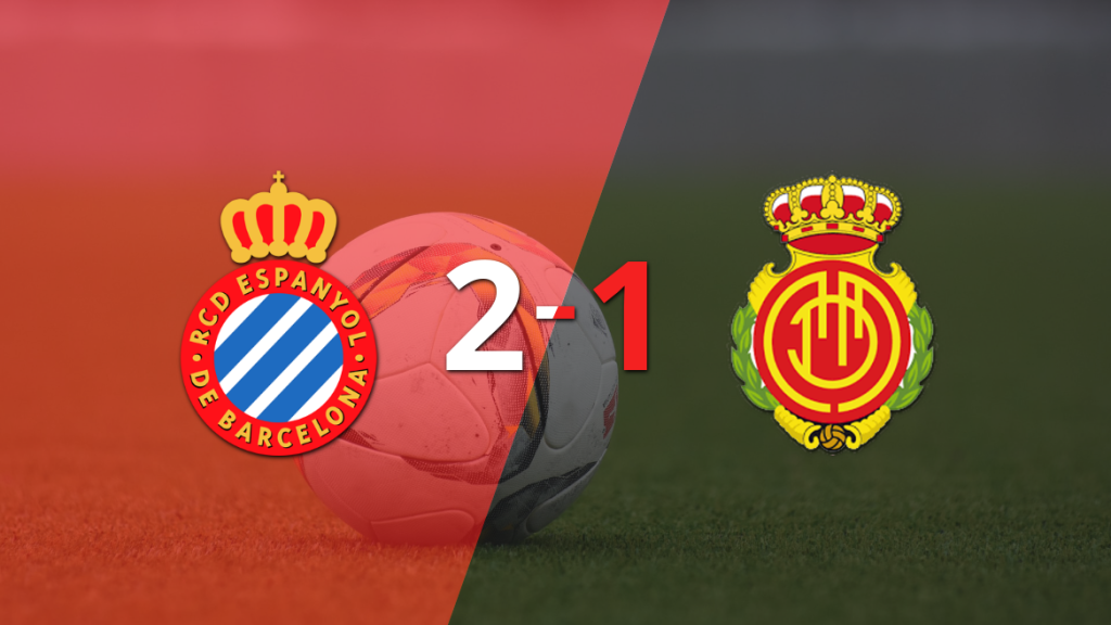 Espanyol asegura la victoria al vencer 2-1 a Mallorca