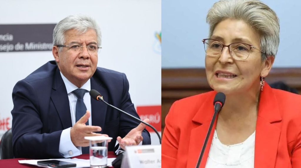 Ministro de Defensa “lloró” al ver a la congresista  María Agüero porque le recordó a su madre | VIDEO