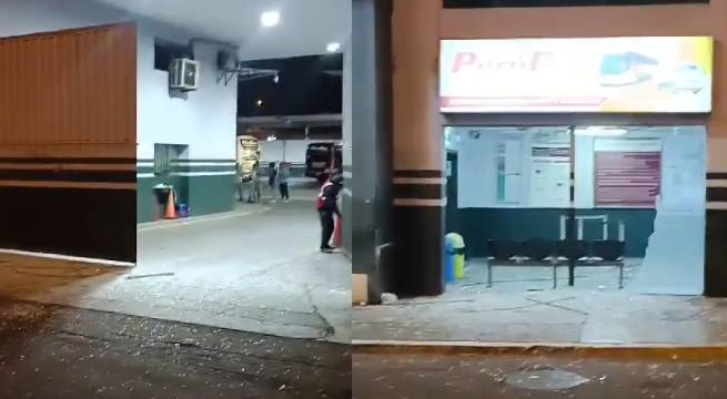 Lanzan explosivo frente a empresa de buses de transporte interprovincial en La Victoria [Video]