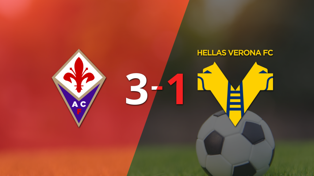 Fiorentina superó 3 a 1 a Hellas Verona con hat-trick de Moise Kean