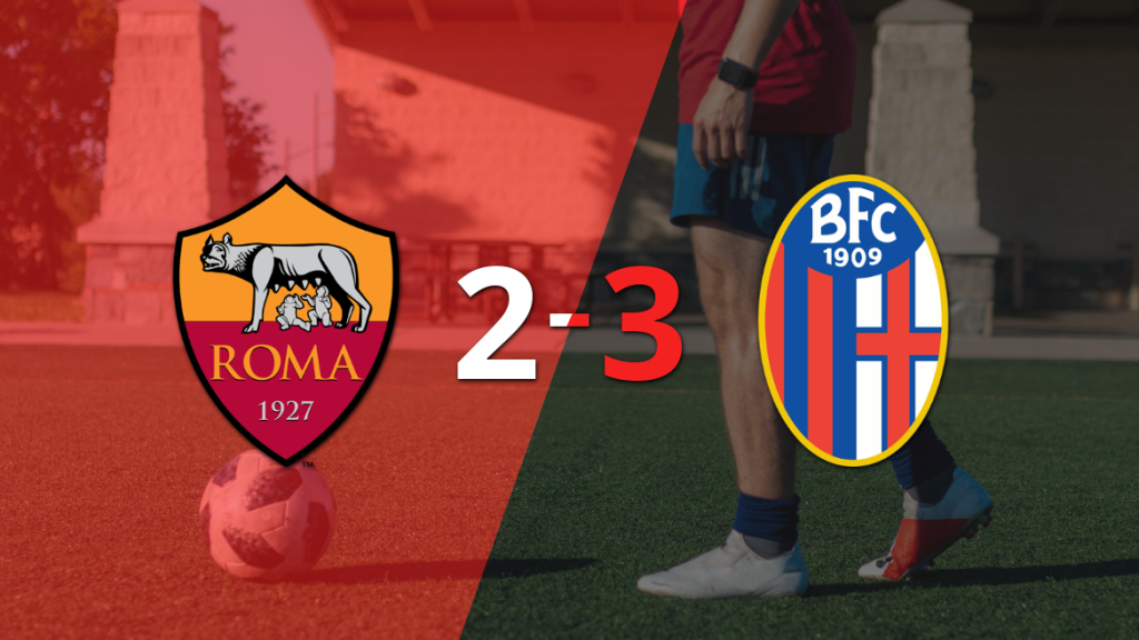 A Roma no le alcanzó con el doblete de Stephan El Shaarawy y cayó frente a Bologna