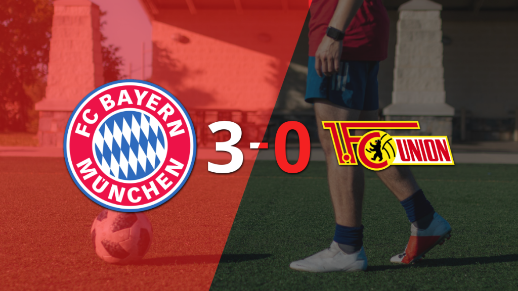 Harry Kane impulsó la victoria de Bayern Múnich frente a Unión Berlín con dos goles