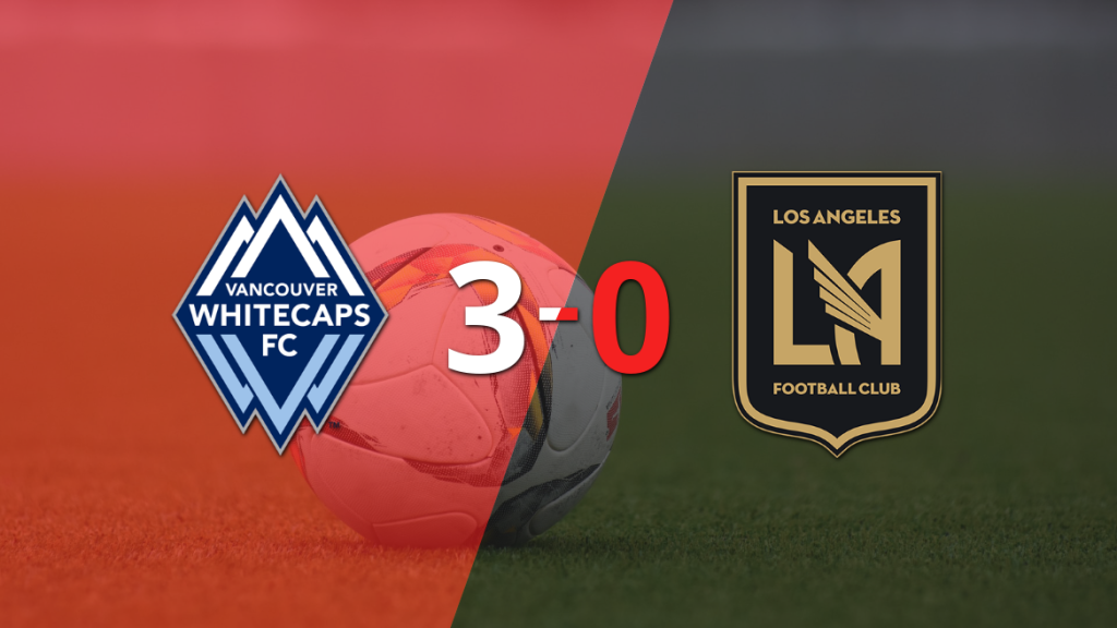 Vancouver Whitecaps FC fue contundente y goleó 3-0 a Los Angeles FC