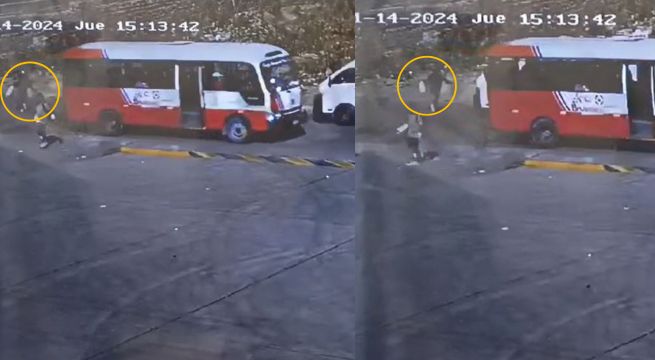 Menor escolar es arrollada violentamente por combi cuando volvía del colegio
