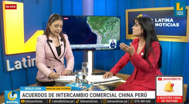 Ministra Desilú León sobre optimización del TLC con China: “Se incorporó cinco capítulos”