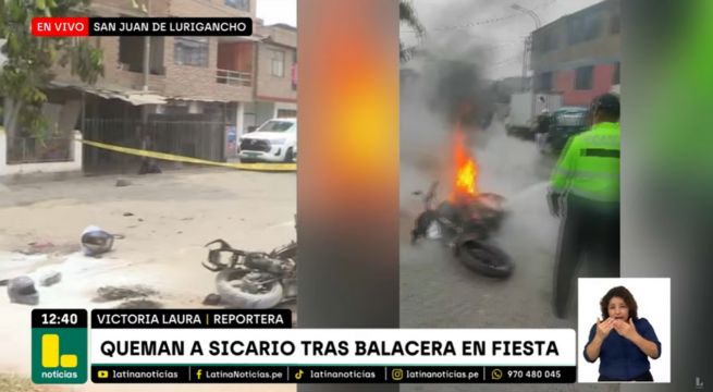 Balacera entre delincuentes y familia deja 2 muertos: sicario fue quemado [VIDEO]