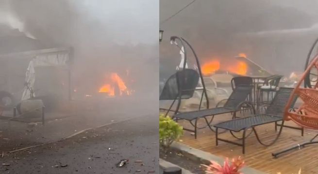 Caída de avioneta deja al menos nueve muertos | VIDEO