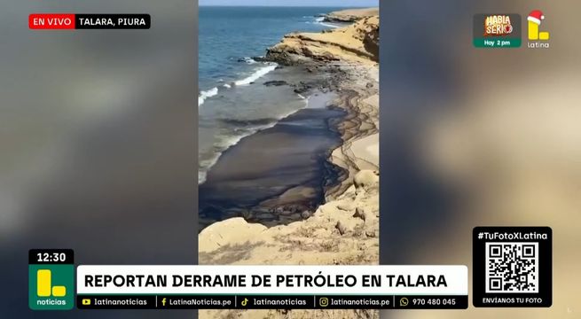 Derrame de petróleo afecta playas de Piura: esto se sabe