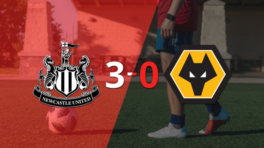 Doblete de Alexander Isak en la goleada de Newcastle United frente a Wolverhampton