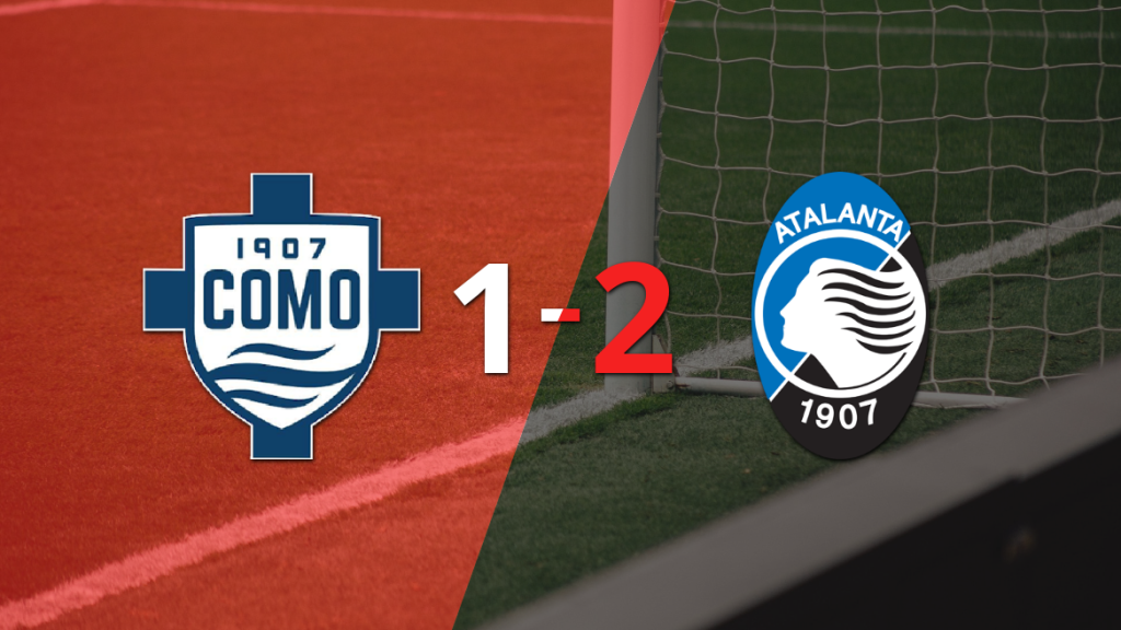 Atalanta supera por 2-1 a Como 1907 tras dar vuelta el partido