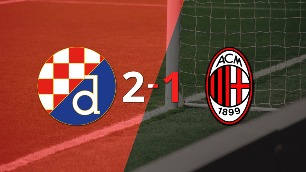 Milan no pudo con Dinamo Zagreb y perdió 2 a 1