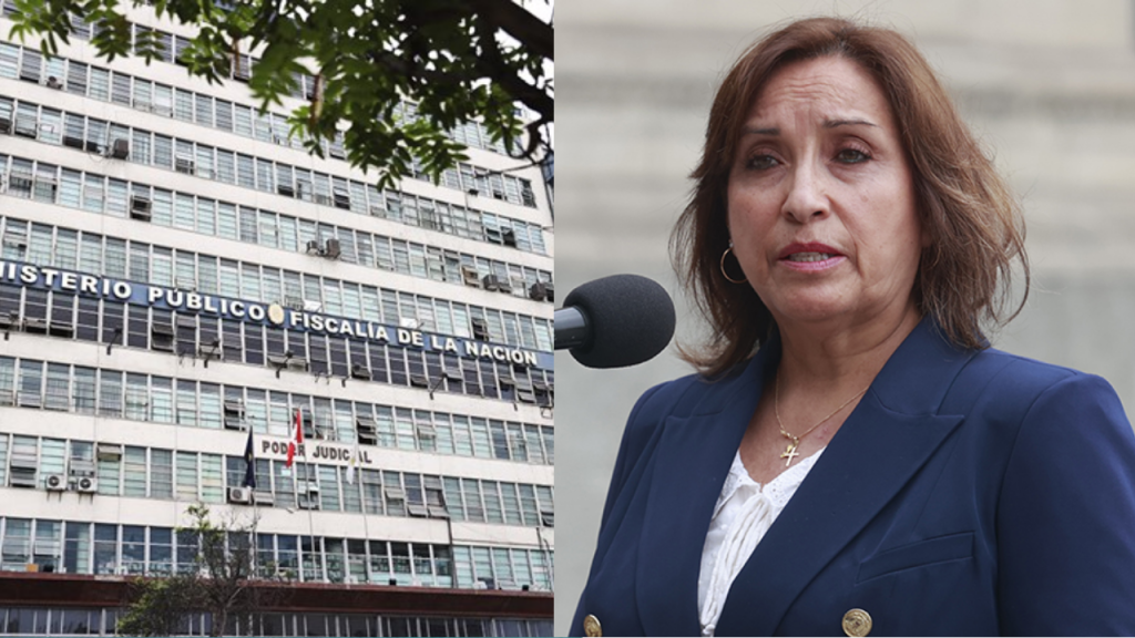 Dina Boluarte llegó a la Fiscalía para declarar por presunto abandono de cargo