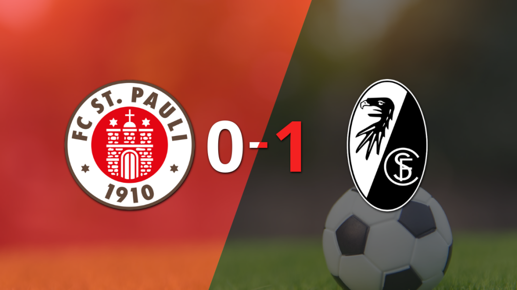 Con un gol en propia puerta, FC St. Pauli no puede contra Friburgo y pierde 1 a 0