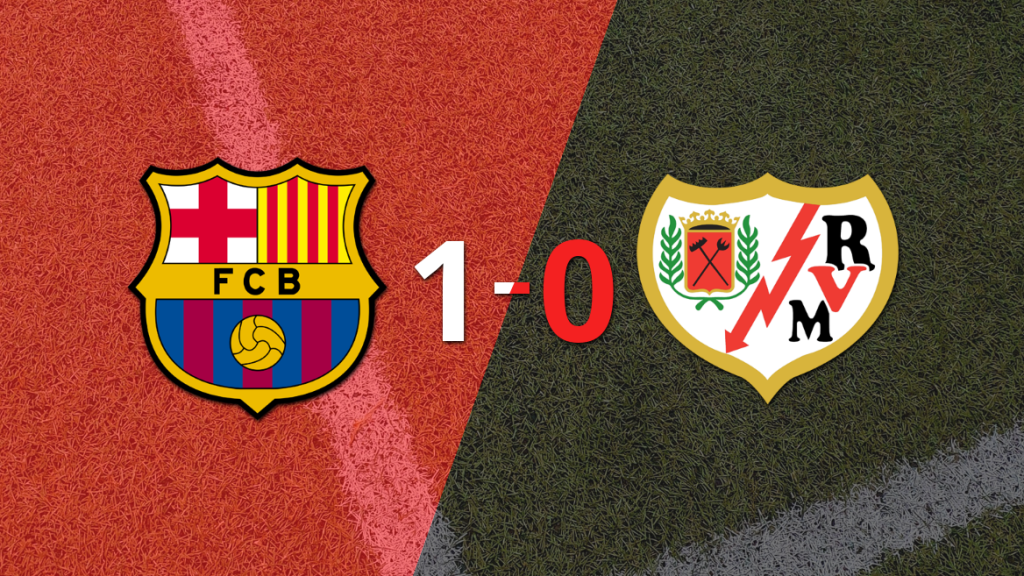 Rayo Vallecano perdió 1-0 ante Barcelona por un penal