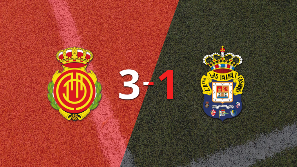 Mallorca gana 3-1 a UD Las Palmas con doblete de Vedat Muriqi