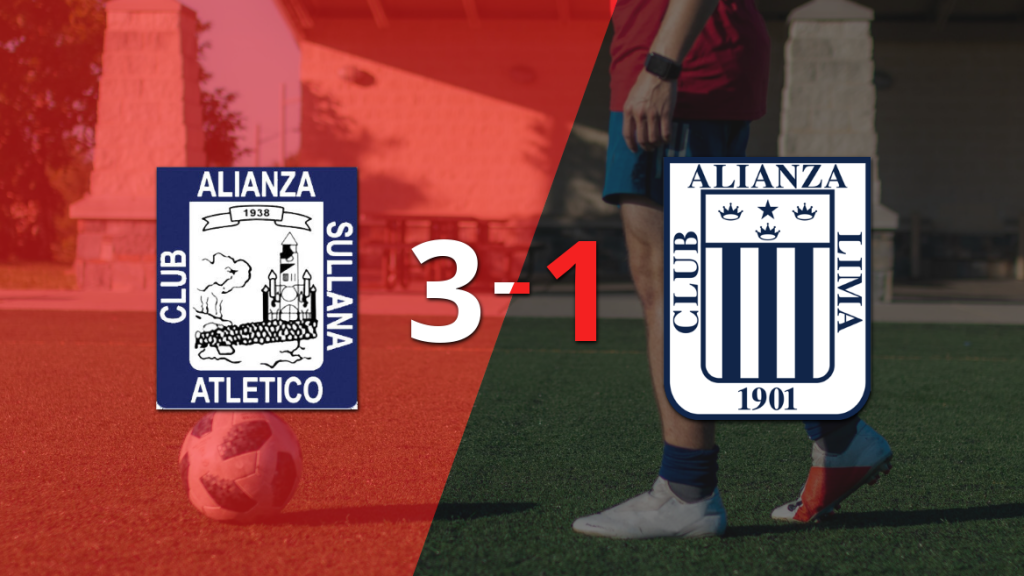 Alianza Atlético se lo dio vuelta a Alianza Lima y le ganó 3 a 1
