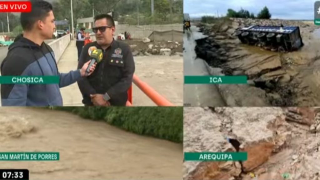 Alerta por aumento del caudal del Río Rímac debido a fuertes lluvias en Lima