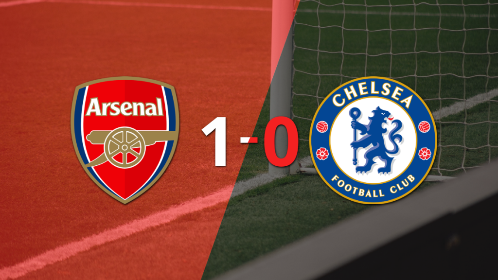 Arsenal venció a Chelsea 1 a 0 en el Emirates Stadium