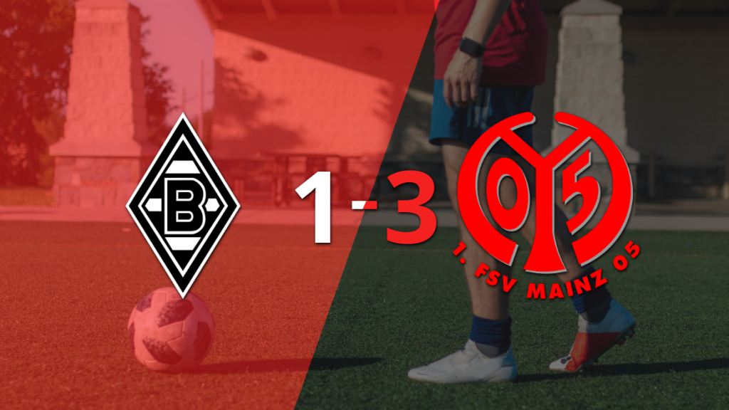 Con una actuación sobresaliente, Mainz aseguró una victoria por 3 a 1 contra B. Mönchengladbach
