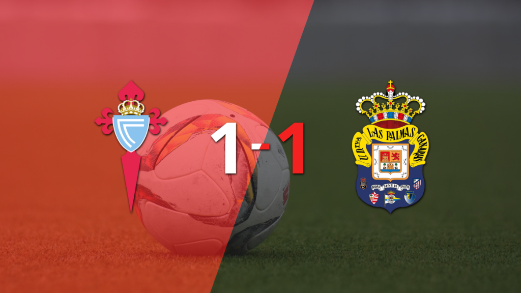 Celta y UD Las Palmas se reparten los puntos y empatan 1-1