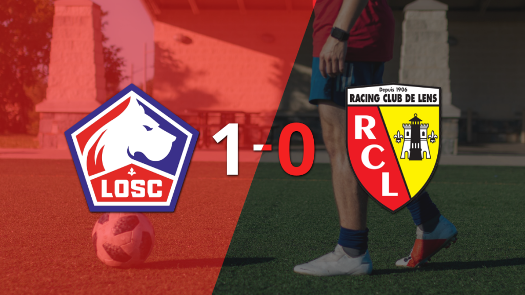 Con gol de Matías Fernández Pardo, Lille le ganó a Lens por 1 a 0