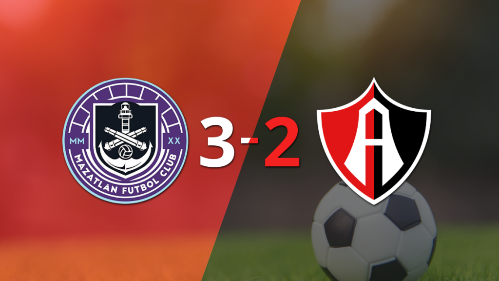 Mazatlán superó 3-2 a Atlas en un partidazo