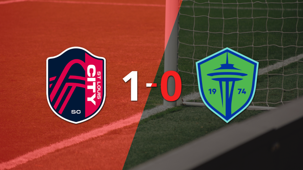 St. Louis City venció a Seattle Sounders 1 a 0 en el estadio Energizer Park