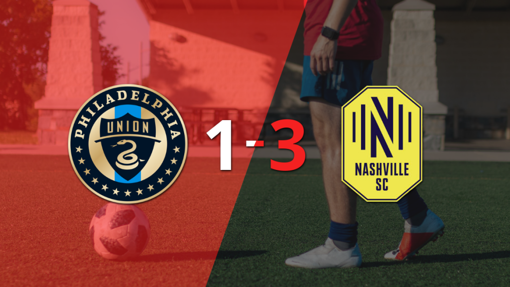 Con una actuación sobresaliente, Nashville SC aseguró una victoria por 3 a 1 contra Philadelphia Union