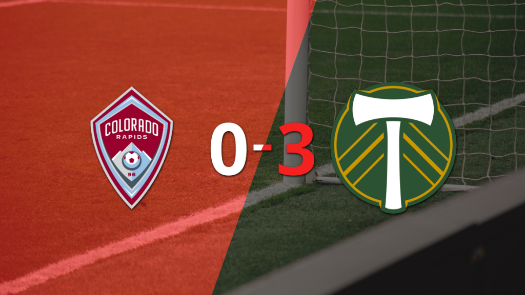 Colorado Rapids sufre una aplastante derrota ante Portland Timbers con un 3 a 0